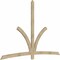 Ekena Millwork Davenport Rough Sawn Timber Gable Bracket, Douglas Fir, 108"W x 72"H x 2"D x 4"F, 16/12 Pitch GBW108X72X0204DAV00RDF - alternate 5